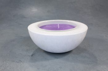 nested crystal wax bowl, handmade, ireland, candles,